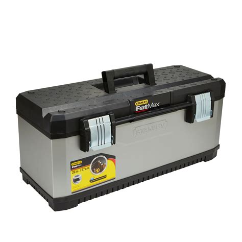 stanley fatmax 26 metal plastic tool box|stanley fatmax tool box b&q.